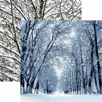 Reminisce - Winter is Coming Collection - 12 x 12 Double Sided Paper - Winter Park