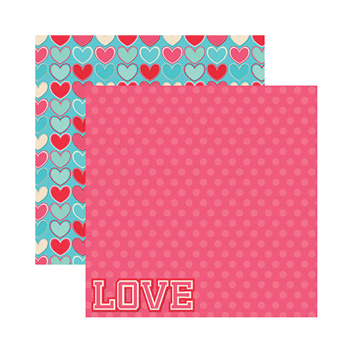 Reminisce - With Love Collection - 12 x 12 Double Sided Paper - With Love