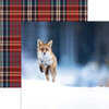 Reminisce - Winter Canvas Collection - 12 x 12 Double Sided Paper - Snow Leap