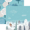 Reminisce - Winterscape Collection - 12 x 12 Double Sided Paper - Winterscape