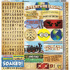 Reminisce - Worlds of Adventure Collection - 12 x 12 Cardstock Stickers - Combo