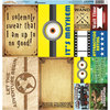 Reminisce - Worlds of Adventure Collection - 12 x 12 Cardstock Stickers - Poster