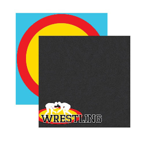 Reminisce - Wrestling Collection - 12 x 12 Double Sided Paper - Wrestling