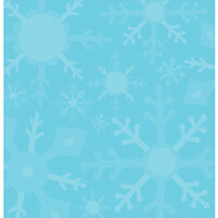 Reminisce - Winter Wonderland Collection - Iridescent Patterned Paper - Frosty Flakes, CLEARANCE