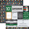 Reminisce - You've Been Schooled Collection - 12 x 12 Double Sided Paper - Sophomore