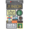 Reminisce - You've Been Schooled Collection - 3D Cardstock Stickers - 11th Grade