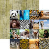 Reminisce - Zooventures Collection - 12 x 12 Double Sided Paper - Zooventures