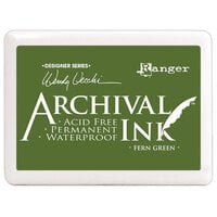 Ranger Ink - Wendy Vecchi - Archival Ink Pad - Jumbo - Fern Green