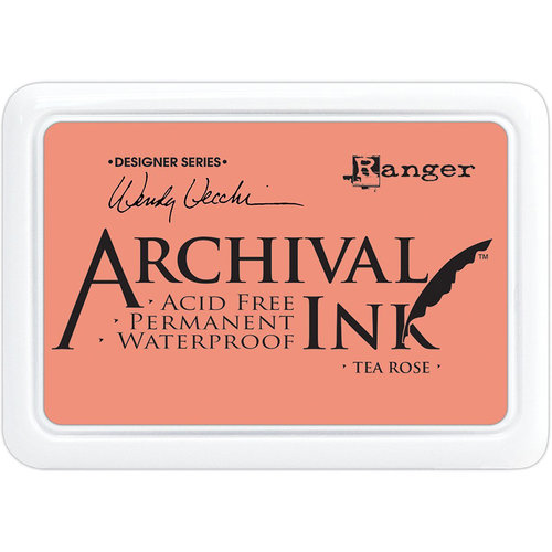 Ranger Ink - Wendy Vecchi - Archival Ink Pads - Tea Rose