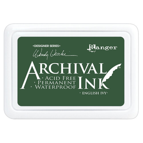 Ranger Ink - Wendy Vecchi - Make Art - Archival Ink Pads - English Ivy