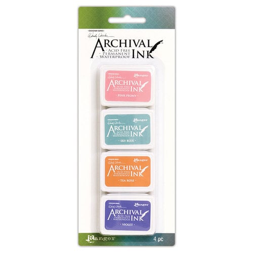Archival Ink Wendy Vecchi Designer Series peat moss, 2 1/2 in. x 3 3/4 in.,  pad (pack of 3) 