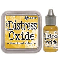 Ranger Ink - Tim Holtz - Distress Oxides Ink Pad and Reinker - Fossilized Amber