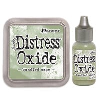 Ranger Ink - Tim Holtz - Distress Oxides Ink Pad and Reinker - Bundled Sage