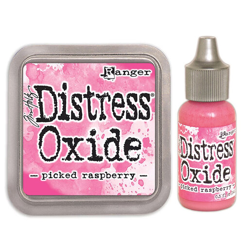 Ranger Ink - Tim Holtz - Distress Oxides Ink Pad and Reinker - Picked Raspberry