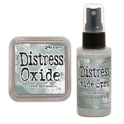 Ranger Ink - Tim Holtz - Distress Oxides Ink Pad and Spray - Iced Spruce