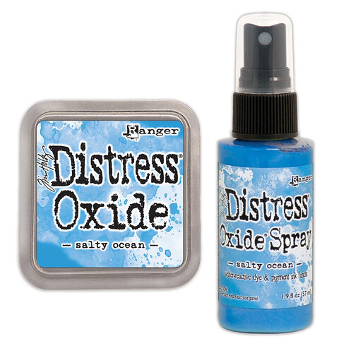 Ranger Ink - Tim Holtz - Distress Oxides Ink Pad and Spray - Salty Ocean