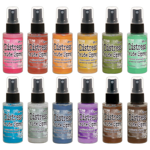 Ranger Ink - Tim Holtz - Distress Oxide Spray Kit - Bundle One with Spray Storage Tin