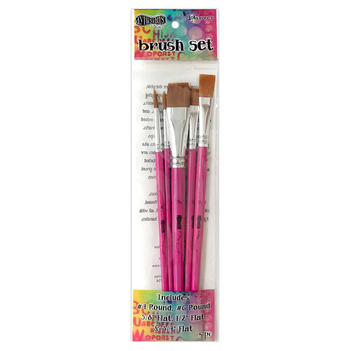 Ranger Ink - Dylusions Brush Set - 5 Pack