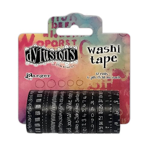 Ranger Ink - Dylusions Washi Tape - Black