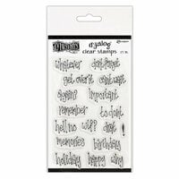 Ranger Ink - Dylusions Dyalog - Clear Acrylic Stamps - Whatever