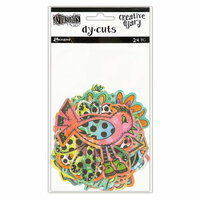 Ranger Ink - Dylusions Creative Dyary - Die Cut Cardstock Pieces - 5