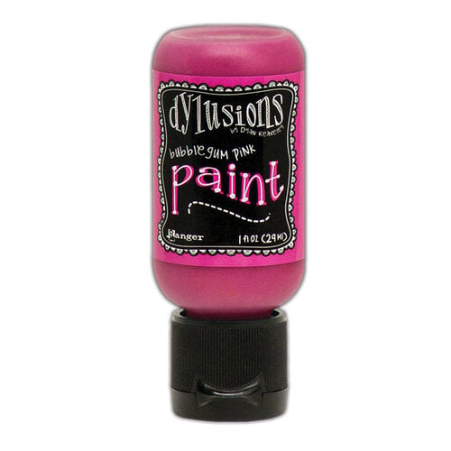 Ranger Ink - Dylusions Paints - Flip Cap Bottle - Bubblegum Pink