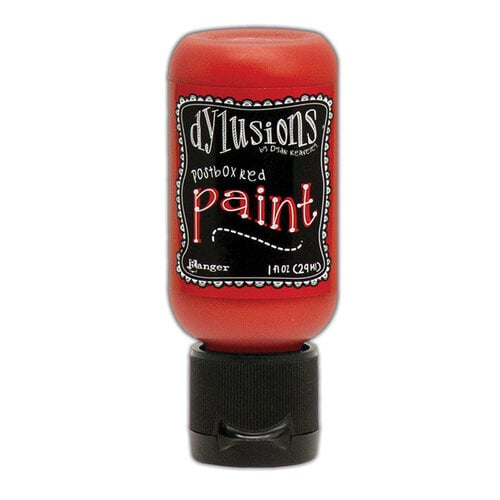 Ranger Ink - Dylusions Paints - Flip Cap Bottle - Postbox Red