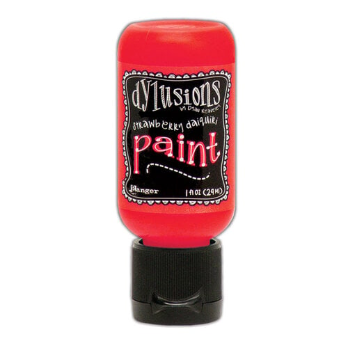 Ranger Ink - Dylusions Paints - Flip Cap Bottle - Strawberry Daiquiri