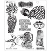 Ranger Ink - Dylusions Stamps - Cling Mounted Rubber Stamps - Black Sheep