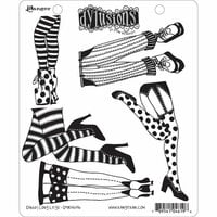 Ranger Ink - Dylusions Stamps - Cling Mounted Rubber Stamps - Daddy Long Legs