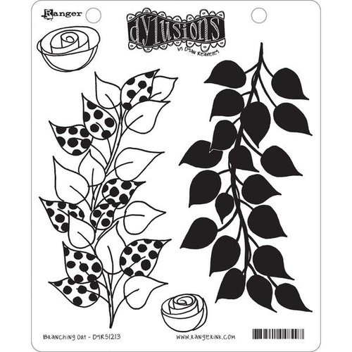 Ranger Ink - Dylusions Stamps - Unmounted Rubber Stamps - Branching Out