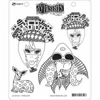 Ranger Ink - Dylusions Stamps - Unmounted Rubber Stamps - Oh Deer