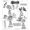 Ranger Ink - Dylusions Stamps - Cling Mounted Rubber Stamps - Put a Bird On It
