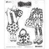 Ranger Ink - Dylusions Stamps - Unmounted Rubber Stamps - These Boots Are Made