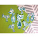 Ranger Ink - Dylusions Stamps - Cling Mounted Rubber Stamps - Cat Among the Pigeons