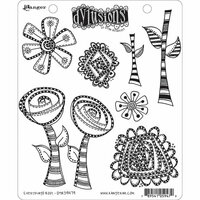 Ranger Ink - Dylusions Stamps - Cling Mounted Rubber Stamps - Everything's Rosy