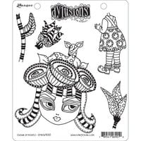 Ranger Ink - Dylusions Stamps - Unmounted Rubber Stamps - Crown of Roses