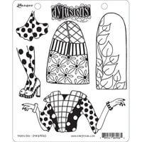 Ranger Ink - Dylusions Stamps - Cling Mounted Rubber Stamps - Paper Doll