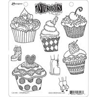 Ranger Ink - Dylusions Stamps - Unmounted Rubber Stamps - Eat Me