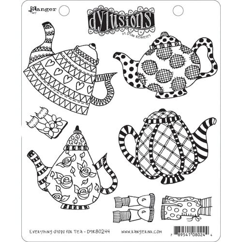 Black Dyan Reaveley's Dylusions Washi Tape Set