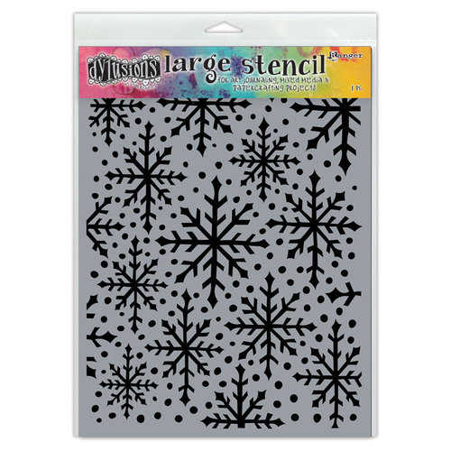 Ranger Ink - Dylusions Stencils - Snowflake - Large
