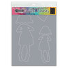 Ranger Ink - Dylusions Stencils - Silhouettes - Martha