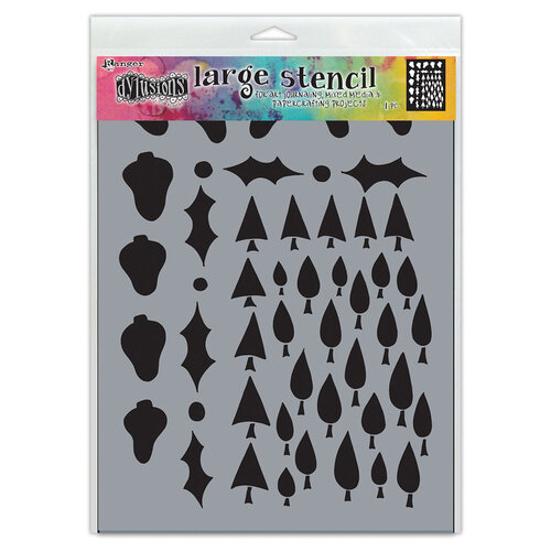 Ranger Ink - Dylusions Stencils - Large - Tree Border