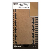 Ranger Ink - Dylusions Dyalog Insert Books - Kraft