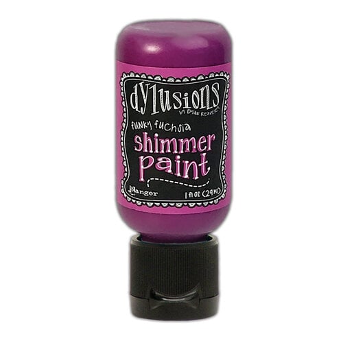 Ranger Ink - Dylusions Shimmer Paints - Funky Fuchsia