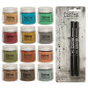 Ranger Ink - Tim Holtz - Distress Embossing Glaze - Bundle One with Distress Embossing Pen Set