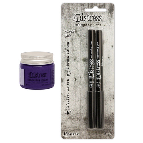 Ranger Ink - Tim Holtz - Distress Embossing Glaze and Embossing Pen Set - Villainous Potion