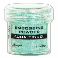 Ranger Ink - Embossing Powder - Aqua Tinsel