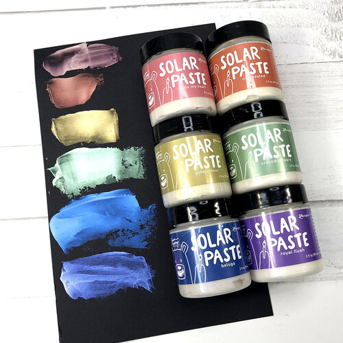  Ranger Ink Simon Hurley Create. May Lunar Paste Bundle Roar,  Shooting Star and Tropical Tango, 2 ounces each : Arts, Crafts & Sewing