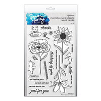 Ranger Ink - Simon Hurley - Clear Photopolymer Stamps - Flower Picking Friends